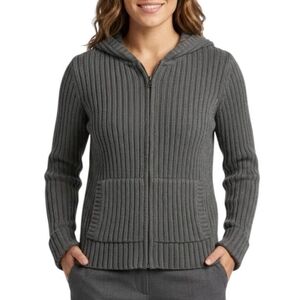 Ralph Lauren ($245) Cotton Ribbed-Knit Full-Zip Hoodie